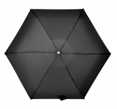Складной зонт Alu Drop S, 4 сложения, автомат, черный