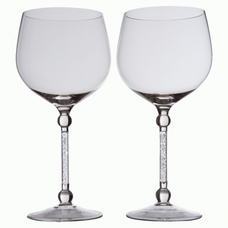 Два бокала для вина «Фантазия», с кристаллами0