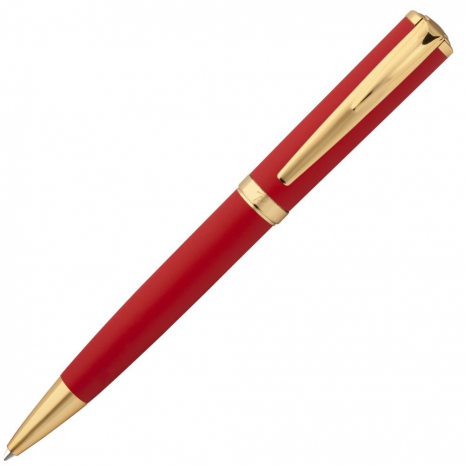Ручка шариковая Forza, красная с золотистым0