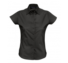 Рубашка женская с коротким рукавом EXCESS, черная