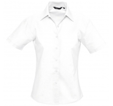 Рубашка женская с коротким рукавом ELITE, белая
