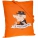 Холщовая сумка «Не тратьте время зря», оранжевая
