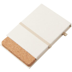 Блокнот А6 Milky S с подставкой из пробки