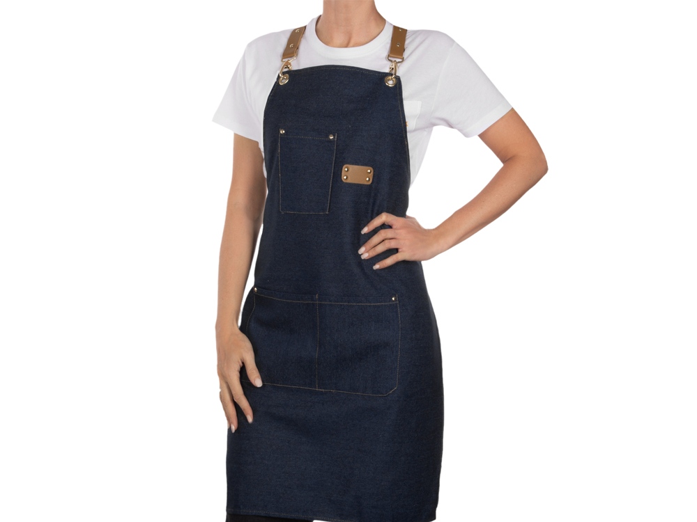 Джинсовый фартук с карманами Fry — изображение 7