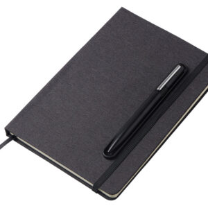 Блокнот А5 NotaBene с металлической шариковой ручкой и подставкой для телефона