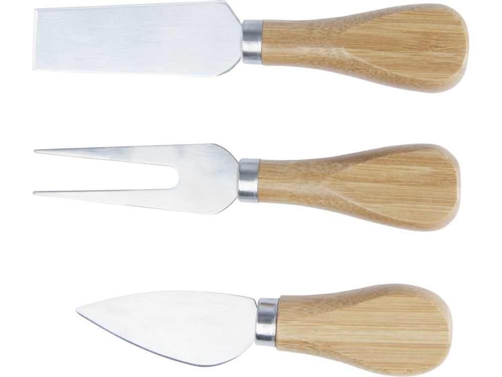 Бамбуковая доска для сыра Ement с приборами — изображение 2