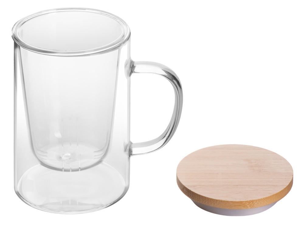 Стеклянная кружка с заварочной емкостью Milfoil — изображение 3