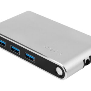Хаб 8-в-1 Type-C Hermes, USB 3.0 x 3, Type-C PD, HDMI, LAN, картридер