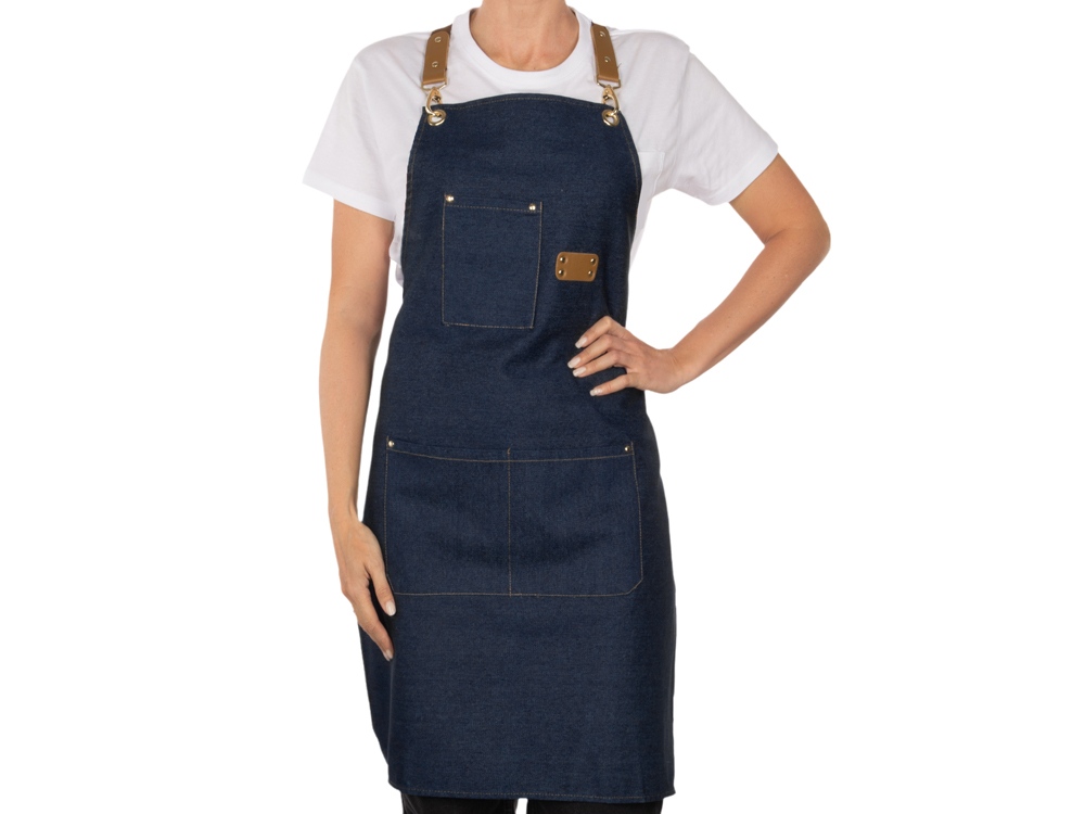 Джинсовый фартук с карманами Fry — изображение 8
