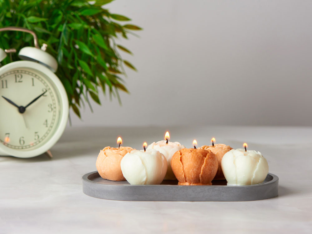 Набор свечей на подставке Пионы — изображение 11