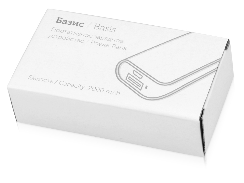 Внешний аккумулятор Basis, 2000 mAh — изображение 4
