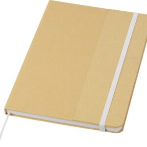 Блокнот A5 Nelida в твердой обложке из переработанного картона