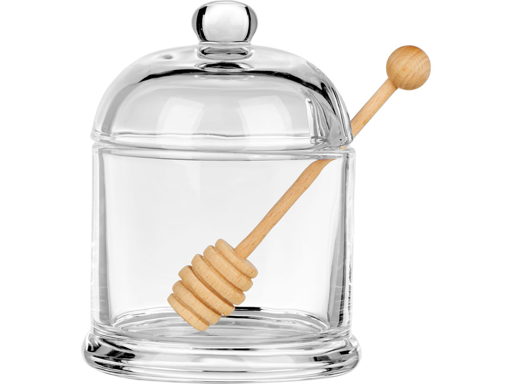 Стеклянная емкость для меда с ложкой Vira — изображение 2