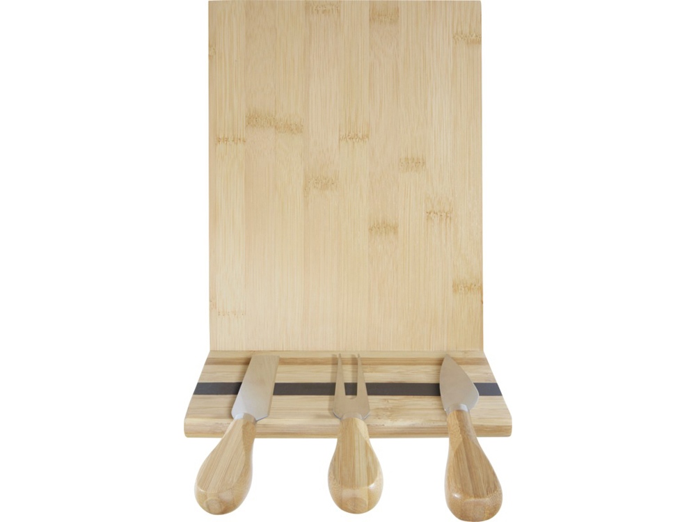 Бамбуковая доска для сыра Mancheg с приборами — изображение 3