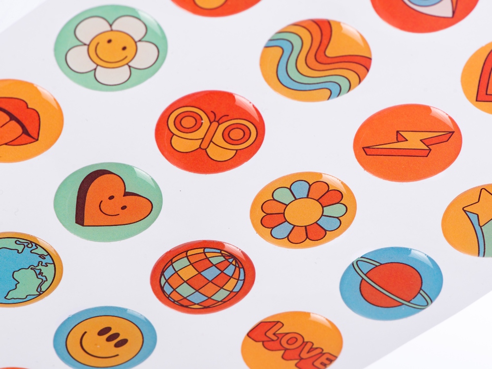 Сет объемных стикеров из эпоксидной смолы — изображение 2