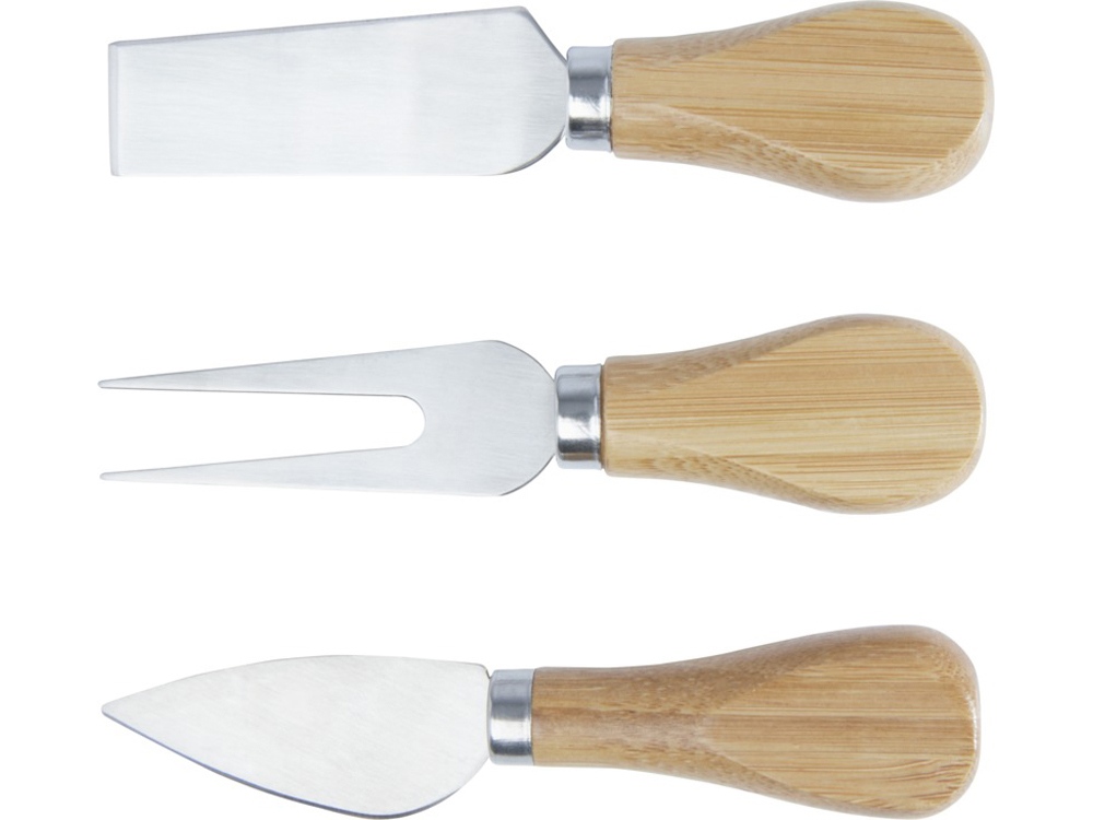 Бамбуковая доска для сыра Mancheg с приборами — изображение 2