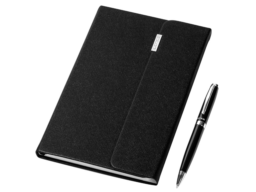 Подарочный набор Tactical Dark: блокнот А5, ручка шариковая — изображение 2