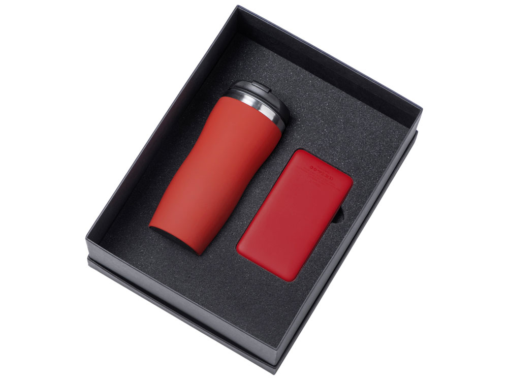 Подарочный набор COLOR IT c термокружкой и повербанком — изображение 2