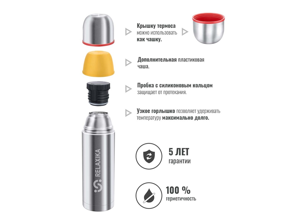 Термос Relaxika 102 2 чашки — изображение 20