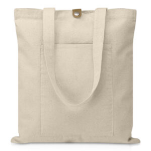 Cумка Clip из хлопка 340 г/м2 с застежкой из экокожи