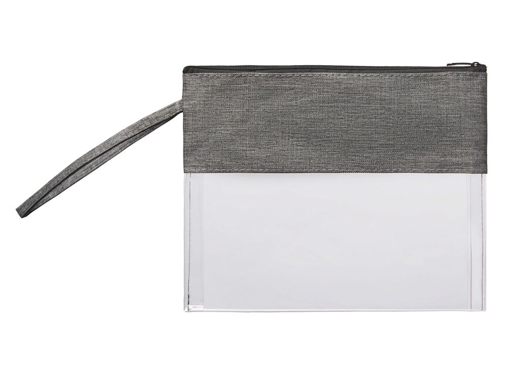 Прозрачная косметичка Leony из ПВХ и ткани — изображение 4
