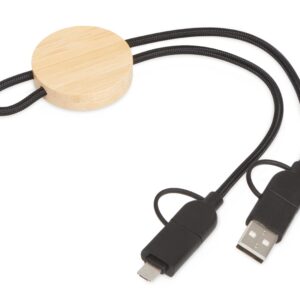 Универсальный зарядный кабель из переработанных ПЭТ и ТПЕ Acalypha, быстрая зарядка 25 Вт