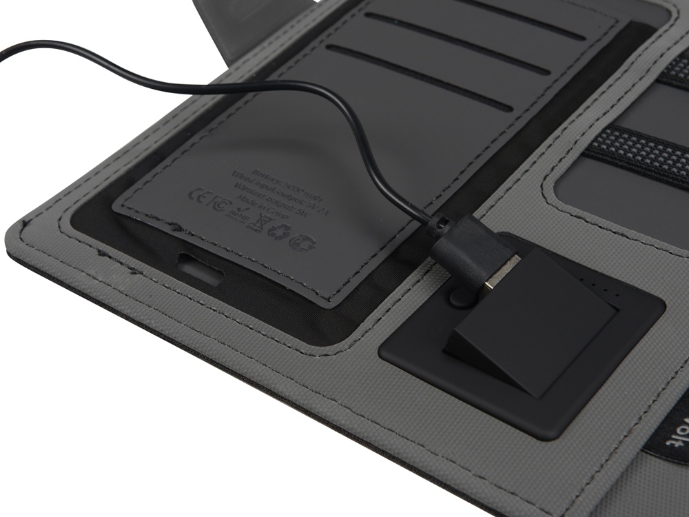 Органайзер с беспроводной зарядкой Powernote, 5000 mAh — изображение 7