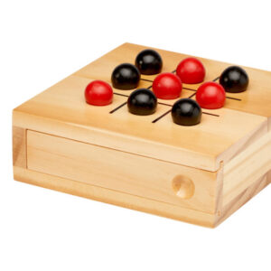 Деревянная игра в крестики-нолики Strobus