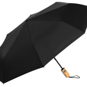 Зонт складной Lumet с куполом из переработанного пластика, автомат