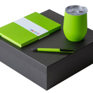 Подарочный набор Color it с блокнотом, пластиковой ручкой и термокружкой