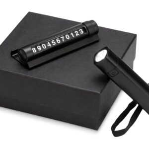 Подарочный набор с фонариком и парковочной табличкой Blackster