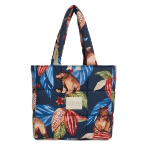 Сумка стеганая Мишки в шоколаде