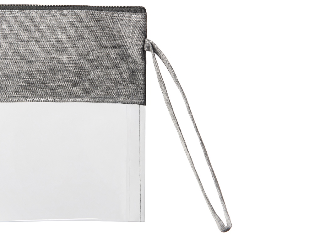 Прозрачная косметичка Leony из ПВХ и ткани — изображение 6