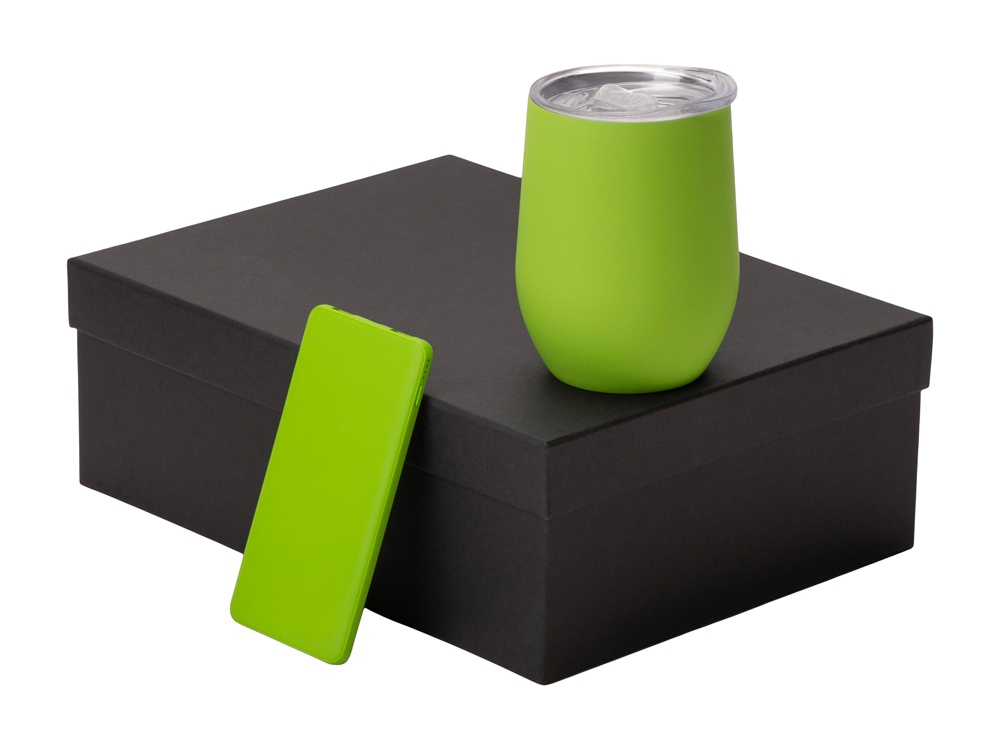 Подарочный набор COLOR IT с термокружкой и повербанком