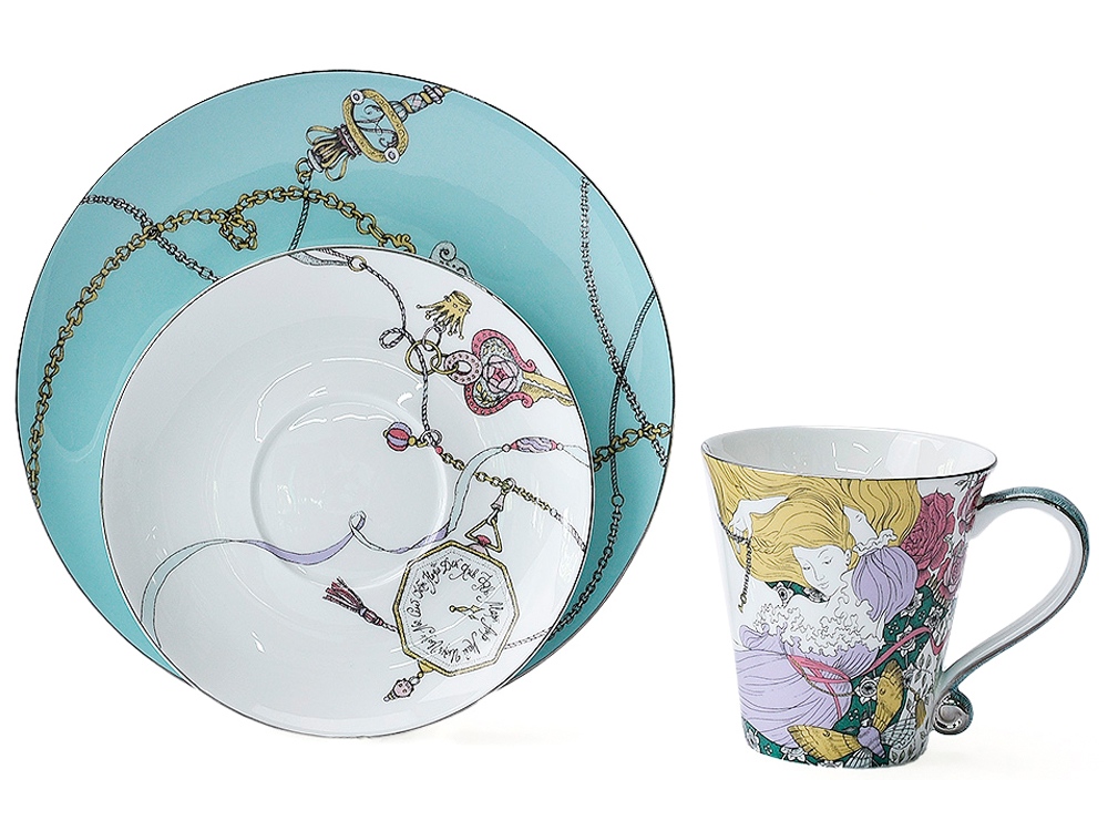 Набор чашка и блюдце TEA SET ALICE — изображение 4