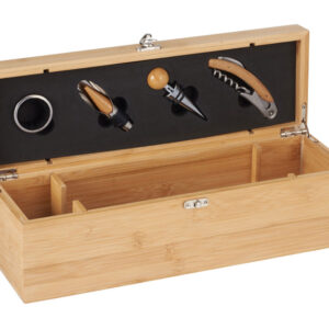 Набор для вина в бамбуковом кейсе Anniversary