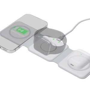 Беспроводное зарядное устройство 3-в-1 Road, 15 Вт