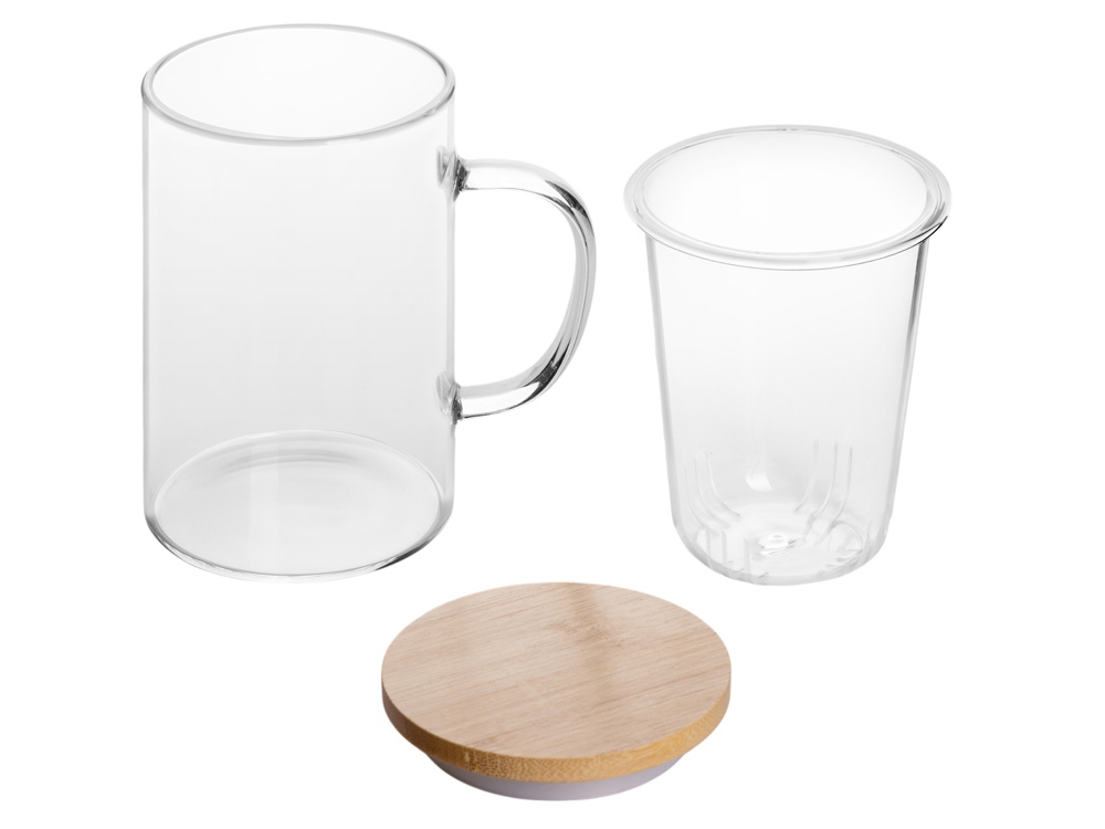 Стеклянная кружка с заварочной емкостью Milfoil — изображение 8