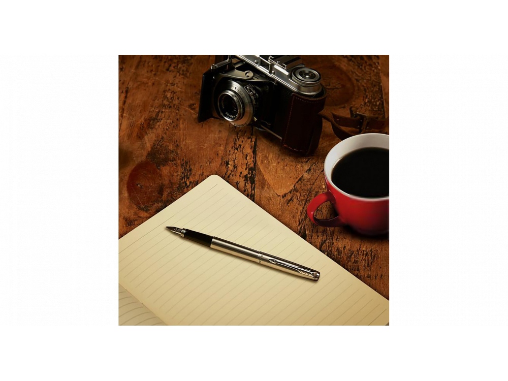 Ручка перьевая Parker Jotter Stainless, M — изображение 8