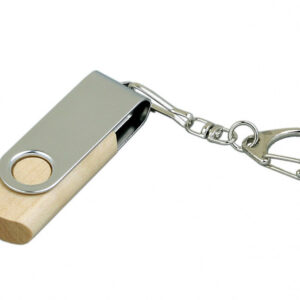 USB 2.0- флешка промо на 16 Гб с поворотным механизмом