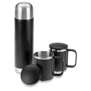 Набор Лисбон: термос и 2 термокружки v.2