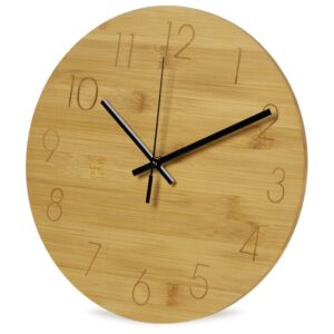 Настенные часы из бамбука Celeste