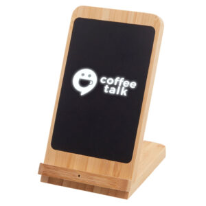 Беспроводное зарядное устройство 2-в-1 с подсветкой лого Reedia S4, 15 Вт