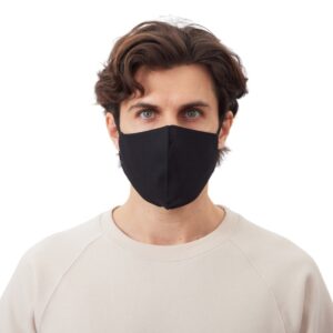 Маска для лица многоразовая из хлопка, анатомической формы без шва