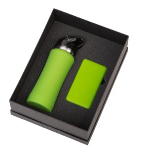 Подарочный набор COLOR IT с бутылкой для воды и повербанком, 5000 mAh