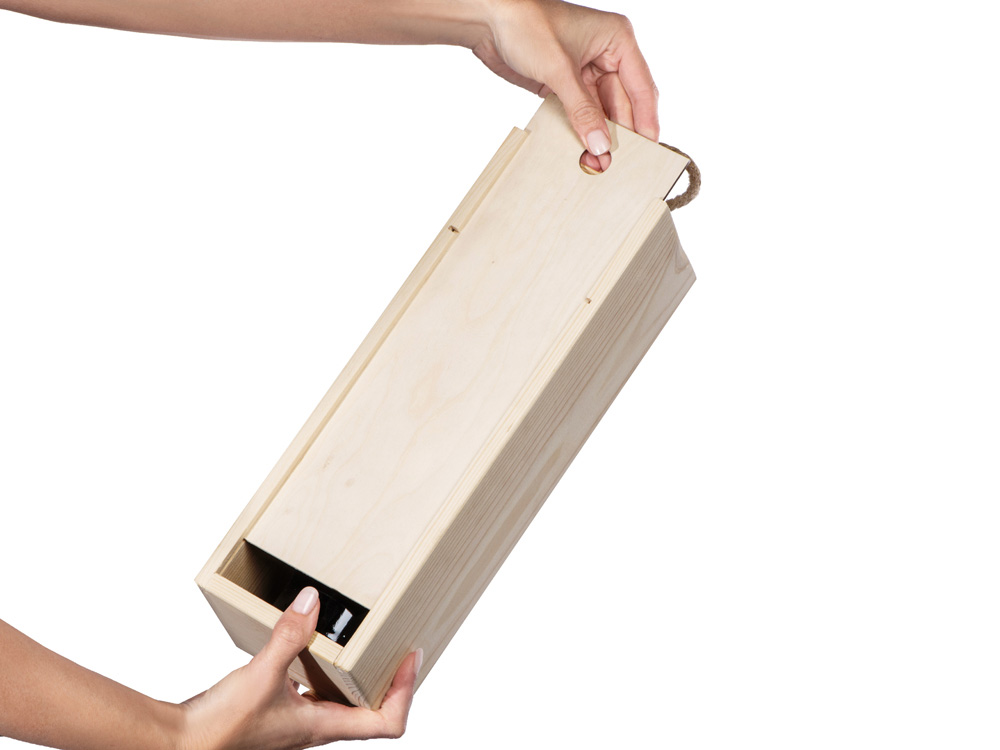 Подарочная коробка для алкоголя из массива дерева Celebrate — изображение 4