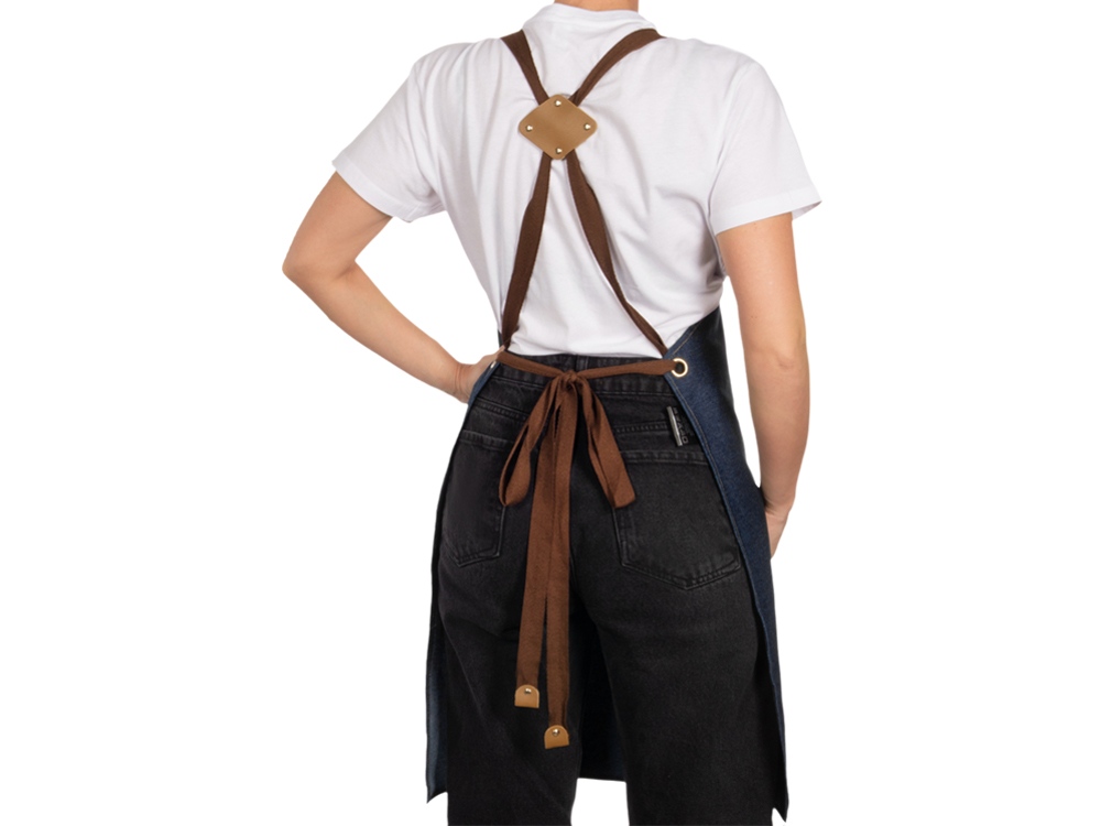 Джинсовый фартук с карманами Fry — изображение 9