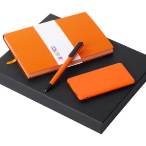 Подарочный набор COLOR IT c блокнотом, ручкой и повербанком, 5000 mAh
