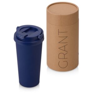 Вакуумная термокружка Grant, soft-touch, тубус