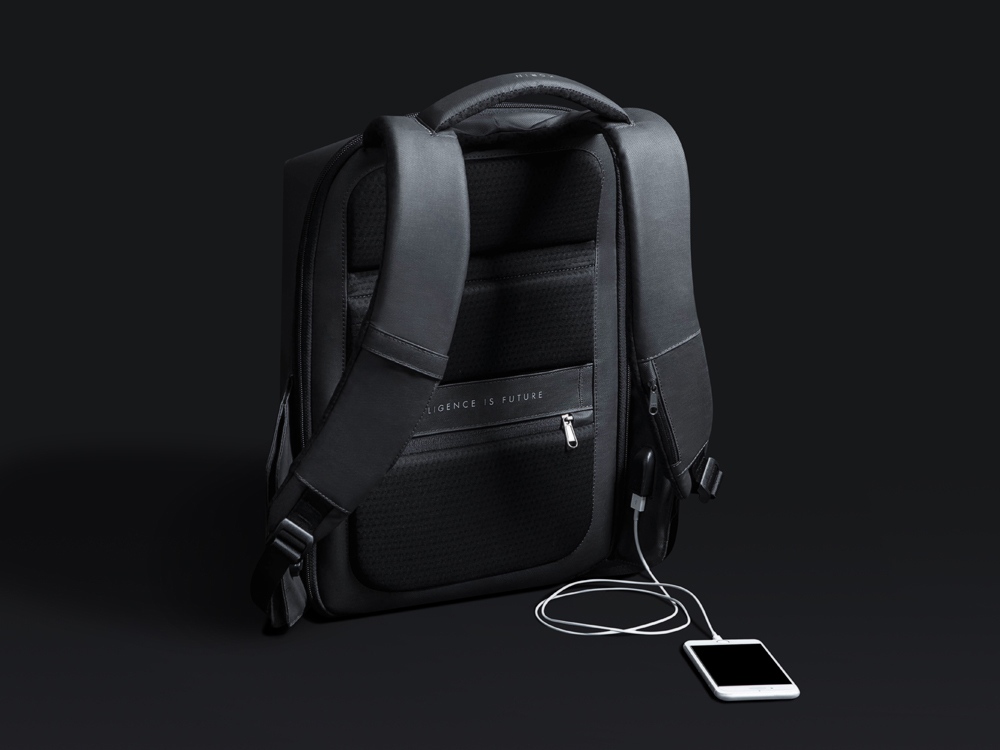 Водостойкий антикражный рюкзак Hipack для ноутбука 15.6 — изображение 8